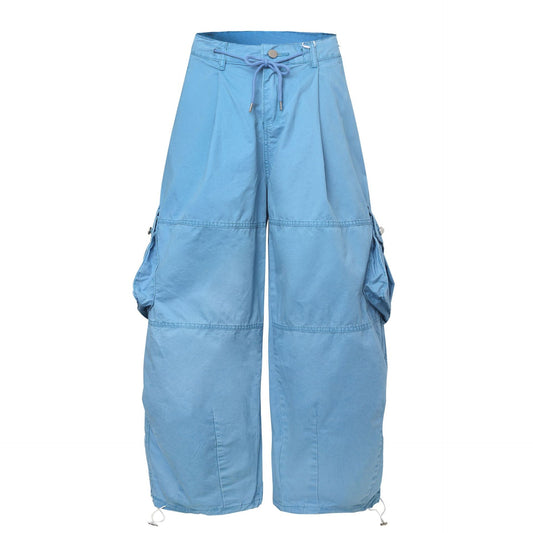 Loose Multi-pocket Relaxed Baggy Wide-leg Trousers Men