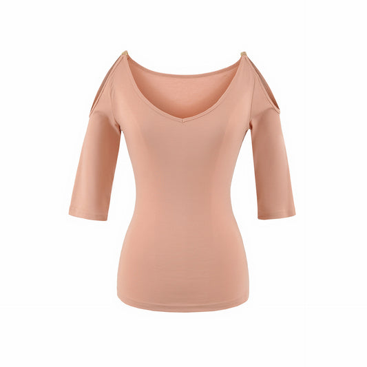 V-neck top for women