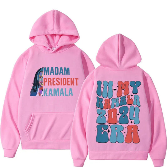 Madam President Kamala Harris Era Hoodie Men Hoodies