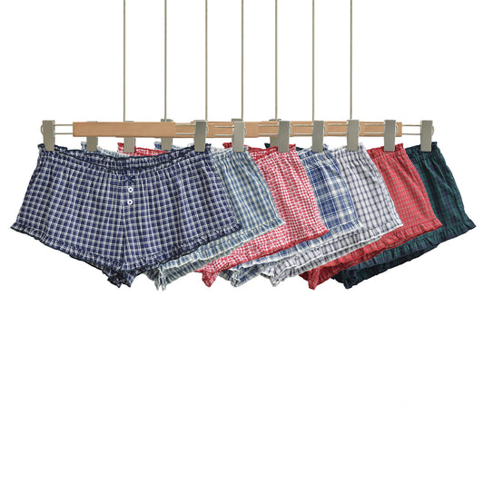 Elastic waist shorts for women