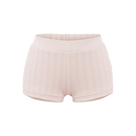 Elastic waist shorts for women