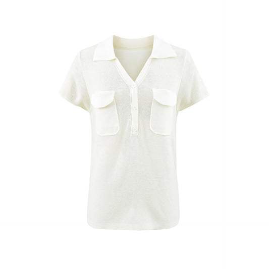 V-neck top for women