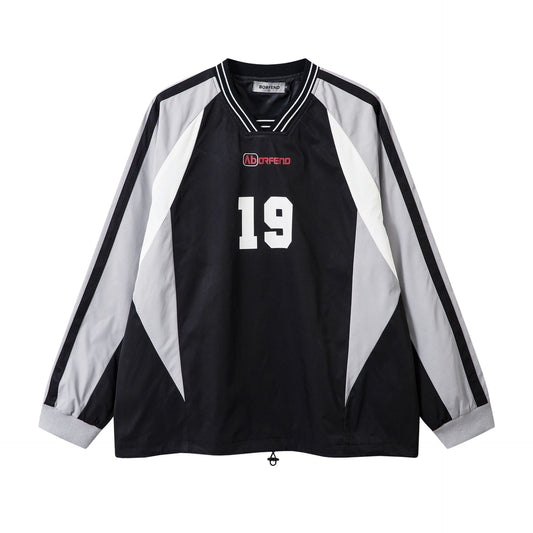 V-neck baseball hoodies for men and women