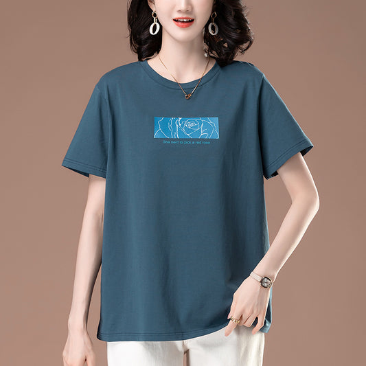 Round neck top for women
