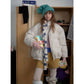Warm cotton jacket with fake two coats
