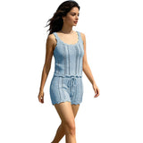 Strap shorts set for women