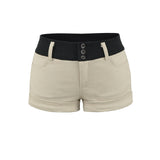 Low waisted shorts for women