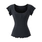 U-neck top for women