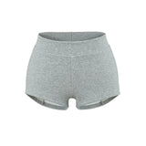 Elastic waist shorts for women