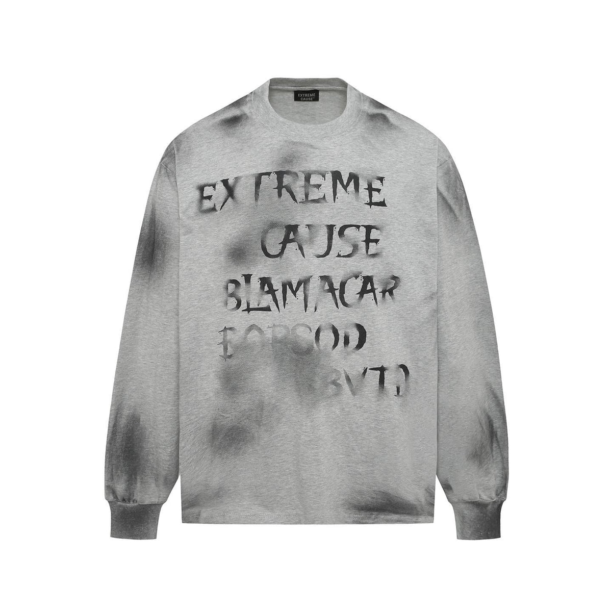 Spray painted vintage letter hoodies for men and women