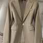 Women's Clothing Office Lady Long Sleeve Blazer Jacket For Women Fashion Suits Coats Female Autumn Brown Tops