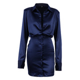 Long sleeved shirt dress for fashion design