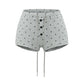 Elastic waist shorts for women