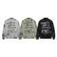 Spray painted vintage letter hoodies for men and women