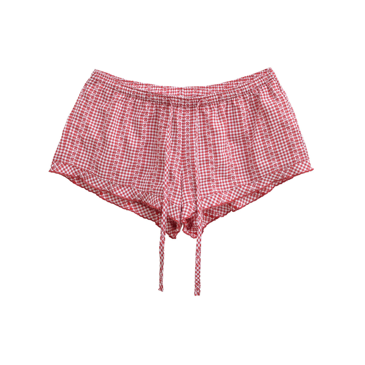 Elastic waist shorts for women