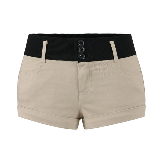 Low waisted shorts for women