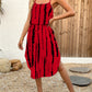 Printed camisole dress for fashion