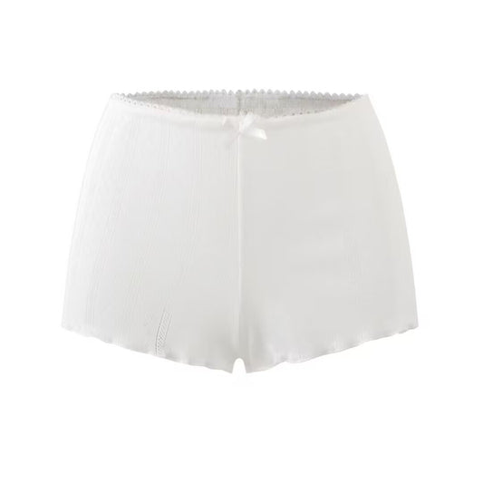 Elastic waist shorts for women