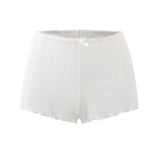 Elastic waist shorts for women