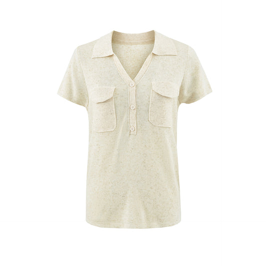 V-neck top for women