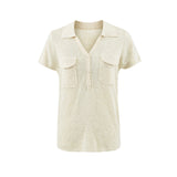 V-neck top for women