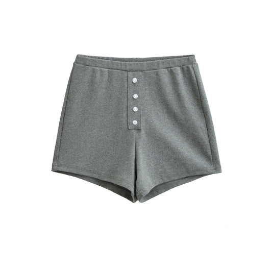 Elastic waist shorts for women