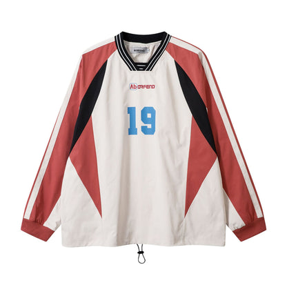 V-neck baseball hoodies for men and women