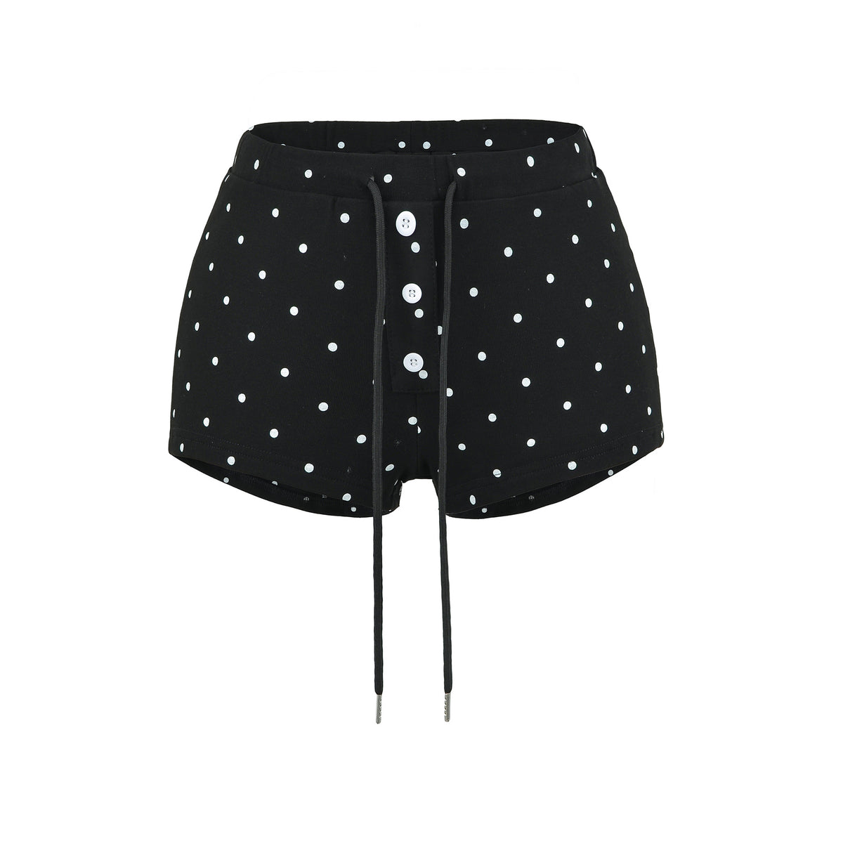 Elastic waist shorts for women