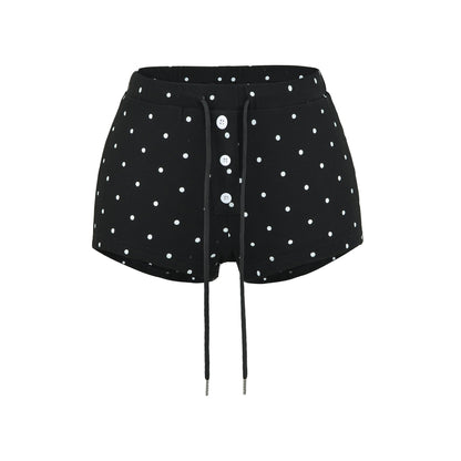 Elastic waist shorts for women