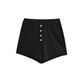 Elastic waist shorts for women