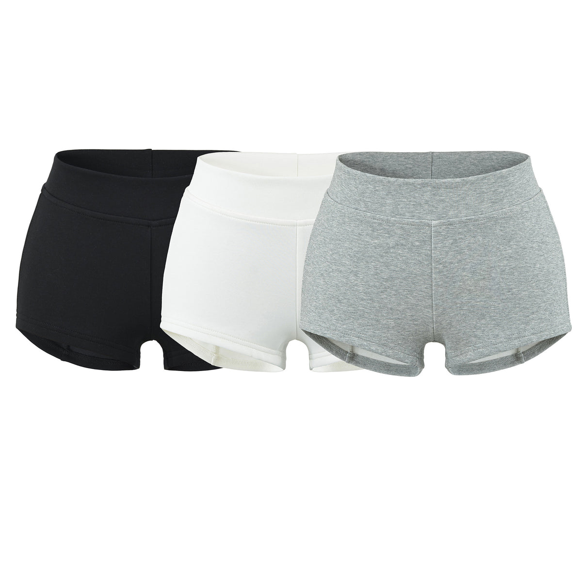 Elastic waist shorts for women