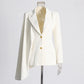New irregular cut suit+pleated skirt fashion suit for women