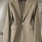 Women's Clothing Office Lady Long Sleeve Blazer Jacket For Women Fashion Suits Coats Female Autumn Brown Tops