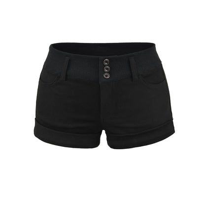 Low waisted shorts for women