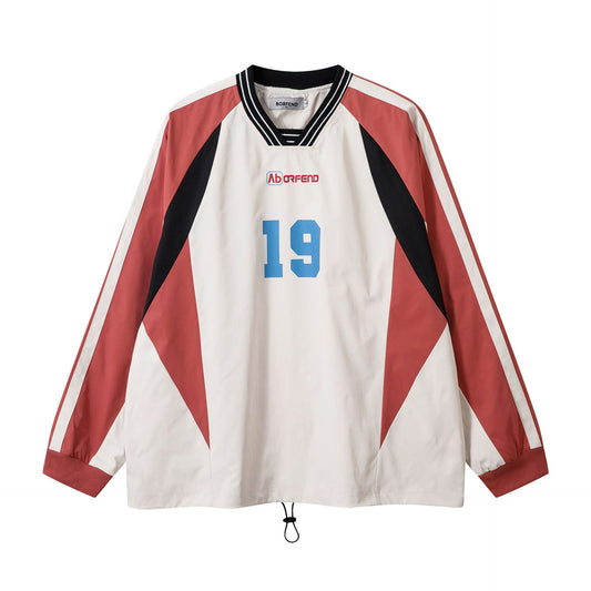 V-neck baseball hoodies for men and women