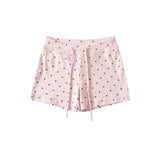 Elastic waist shorts for women