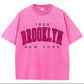 Washed loose top for women