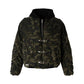 Broken hole hooded fake two coats