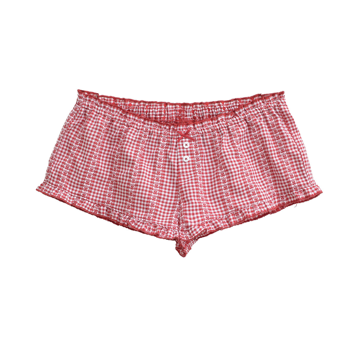 Elastic waist shorts for women