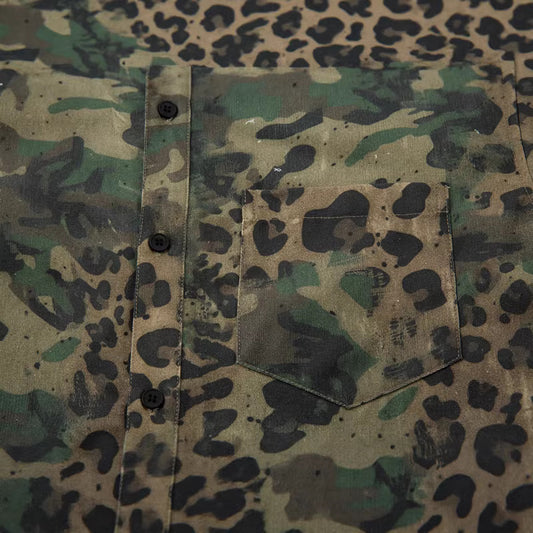 Camouflage Denim Jacket for Men