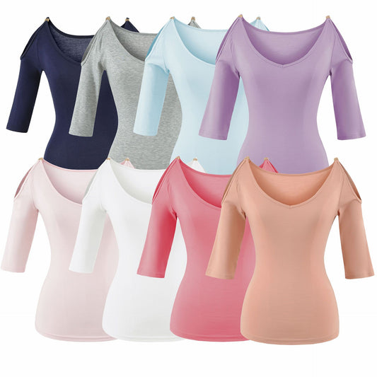 V-neck top for women