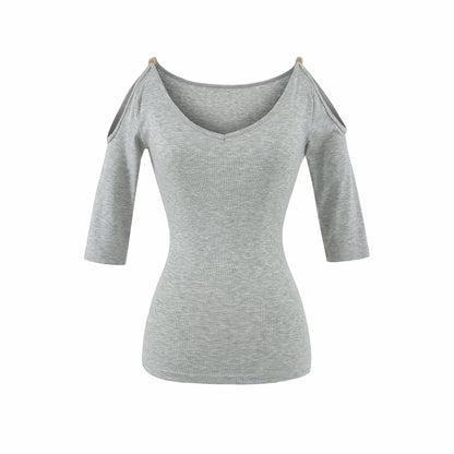 V-neck top for women
