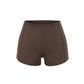 Elastic waist shorts for women