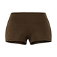 Elastic waist shorts for women