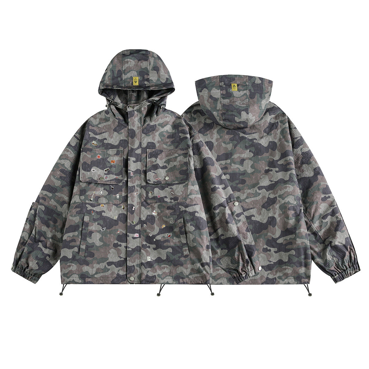 Camouflage jacket hooded jacket for men