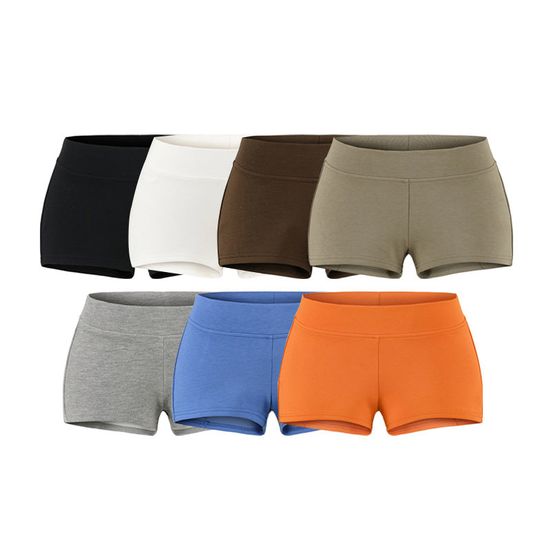 Elastic waist shorts for women