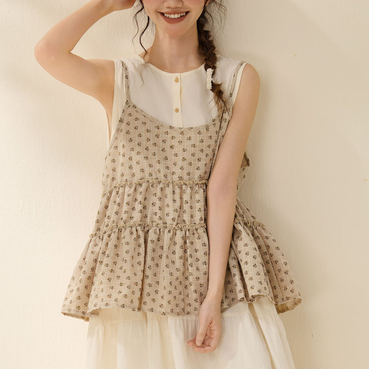 Floral camisole top for women