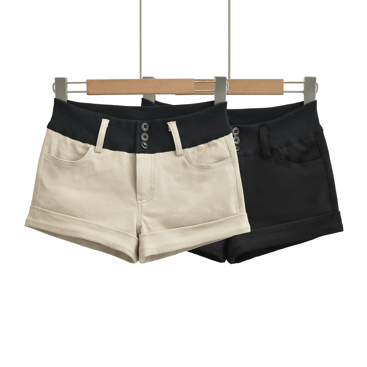 Low waisted shorts for women