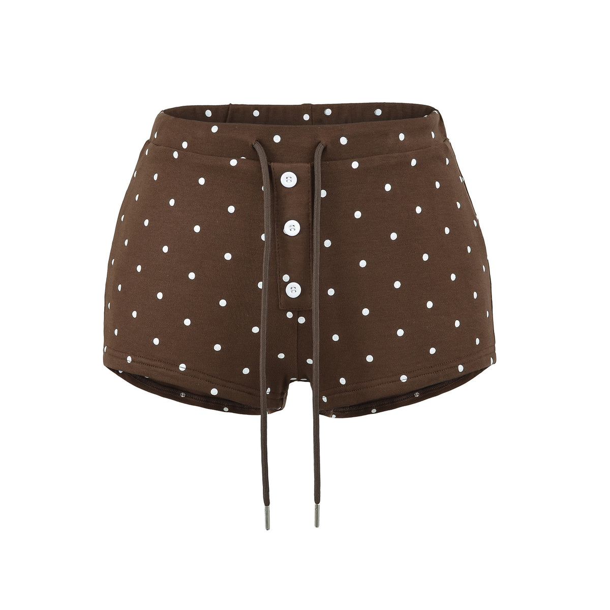 Elastic waist shorts for women