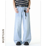 Style Baggy Light Color Denim Pants for Men